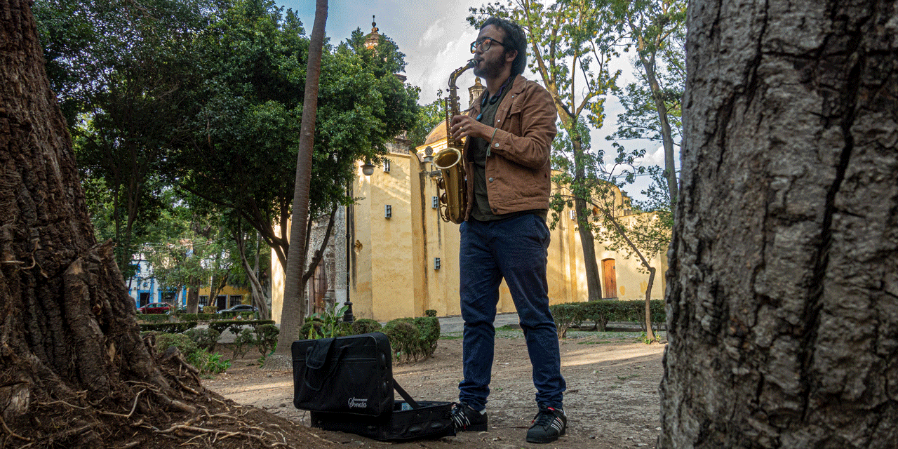Un estudiante de jazz, en Coyoacán