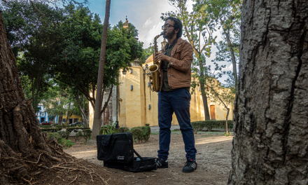 Un estudiante de jazz, en Coyoacán